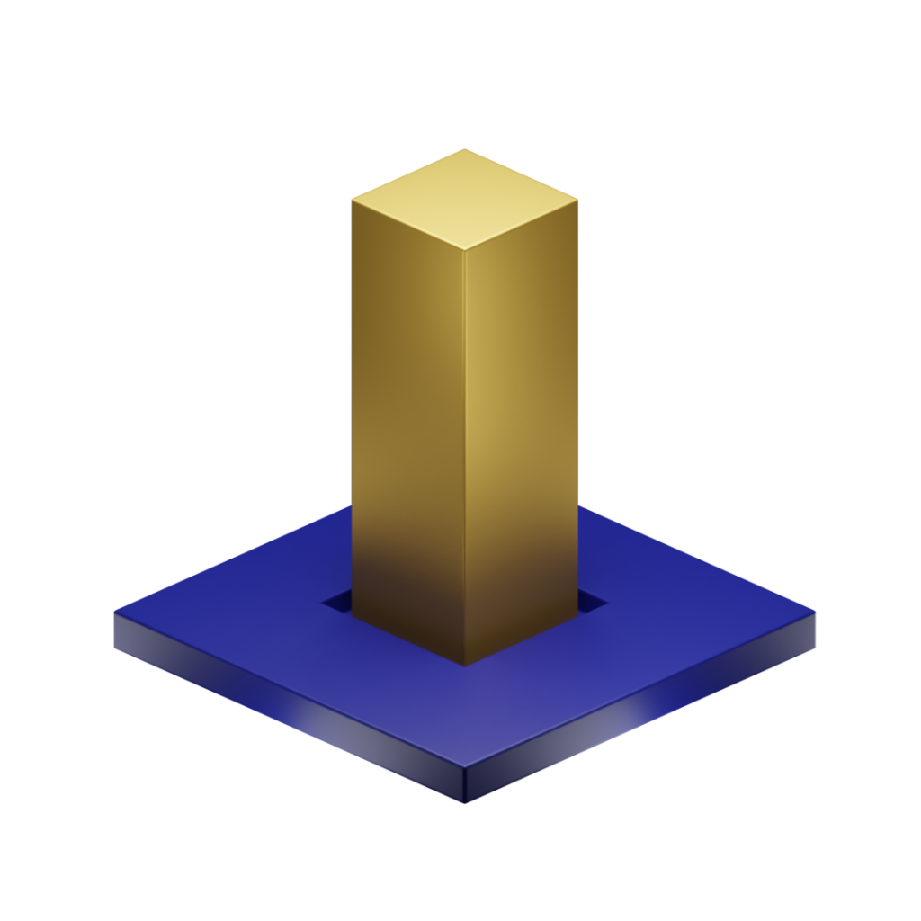 Block Gemini - one gold bar